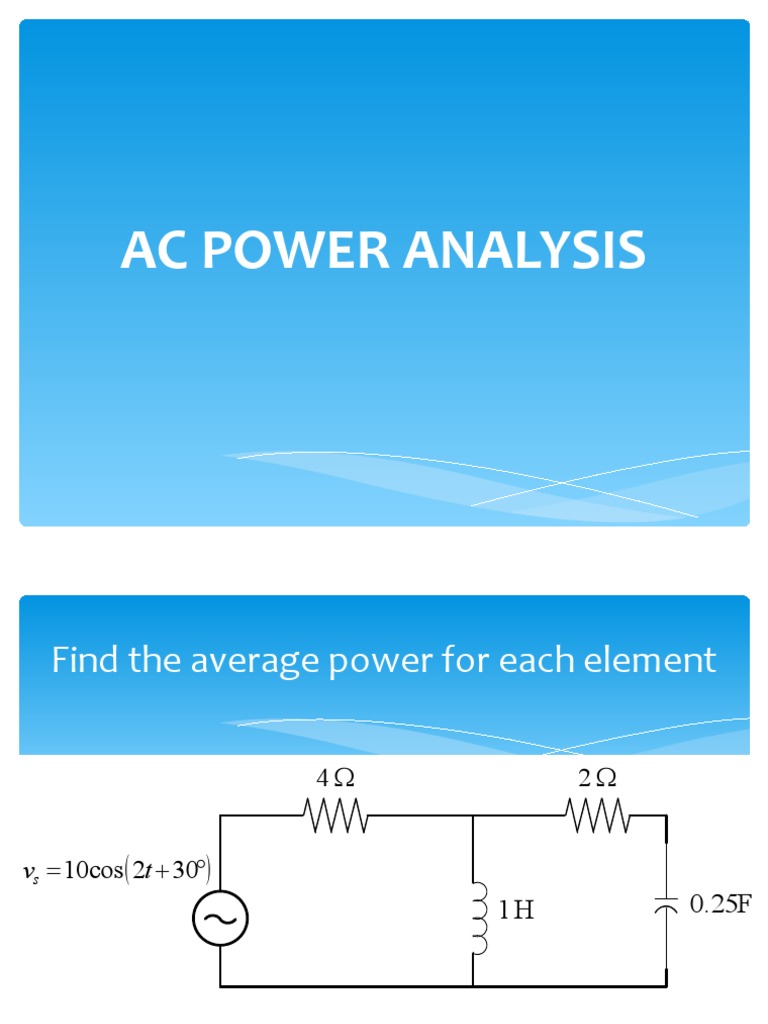 Ac Power Example PDF Ac Power Computer Engineering