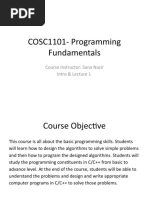 COSC1101 - Programming Fundamentals Lec1