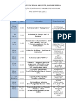 Calendarização Das Actividades Na BE 2