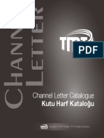 Catalog of Channel Letters