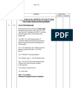 Technicalspecification: For 315kva Sub-Station Equipment