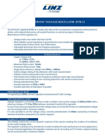 Electronic Voltage Regulator Hvr-11: 110vac 15%, 220vac - 25%/+15%