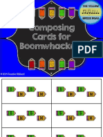 Composing Cards For Boomwhackers: © 2014 Jennifer Hibbard