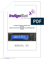 Aircrew Operating Instructions For The Indigo One Satellite Tracking and Communication System