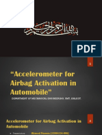 Accelerometer in Airbag Activation
