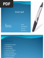 Download ppt f smart quill by Reshma Gowda SN51210435 doc pdf