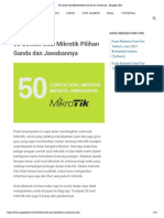 50 Contoh Soal Mikrotik Pilihan Ganda Dan Jawabannya - Manglada Tech