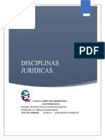 Disciplinas Juridicas