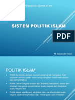 PAI Pertemuan 12 - SISTEM POLITIK ISLAM
