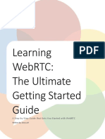 Learning Webrtc: The Ultimate Getting Started Guide