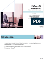 Parallel Computing: Tm2033 - Platform Techonology