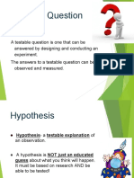 How to Write Testable Hypotheses