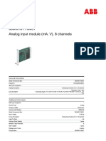 Item 4.1 1KGT036500R0001 Analog Input Module Ma V 8 Channels