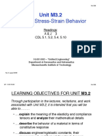 General Stress-Strain Behavior: Unit M3.2