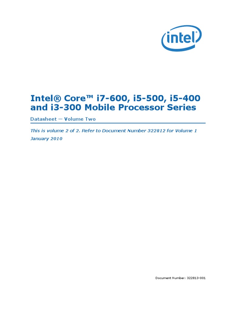 322813 | PDF | Intel | Random Access Memory