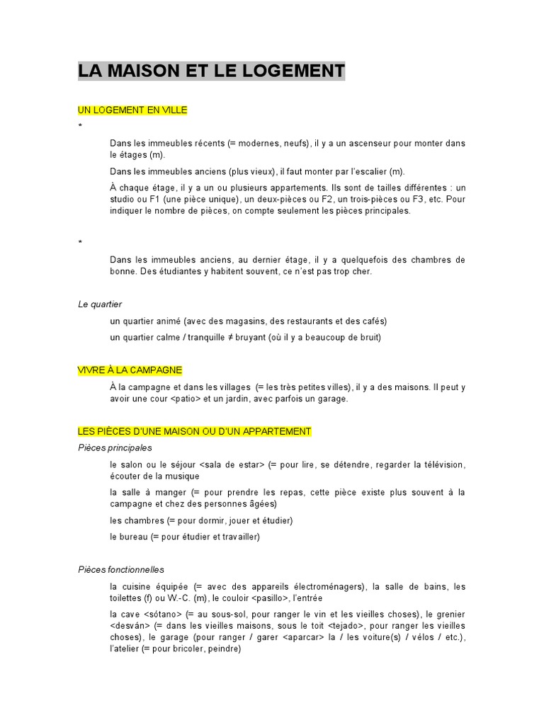 Maison et logement : guide pratique | PDF | Construction de maison ...