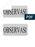 OBSERVASI