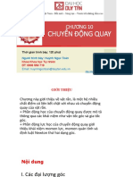 PHY 101 - Vat Li Dai Cuong A1 - Tieng Viet - 2020S - Lecture Slides - 12-1