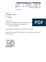 Surat Permohonan SUCOFINDO BETON K350 28 Hari