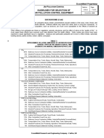 Guidelines For Selection of Air Pollution Control Equipment: Design Practices