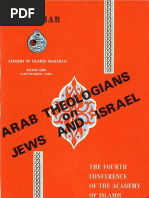 Arab Theologians On Jews And Israel 4th Edition Jews Zionism