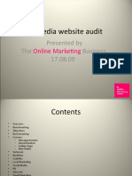 IS Media Website Audit: Presented by The Business 17.08.09