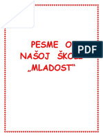 Pesme o Nasoj Skoli Mladost