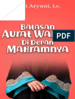 Batasan Aurat Wanita Didepan Mahramnya