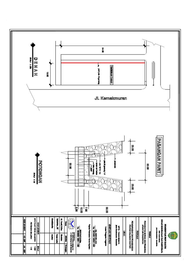 Denah Parit | PDF