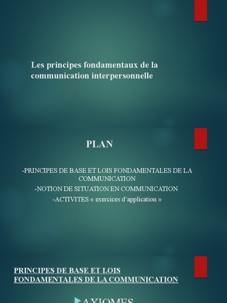 CCP Principes de Base | PDF | la communication | La nature