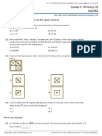 Grade 2 (Primary 2) Sasmo: Choose Correct Answer(s) From The Given Choices