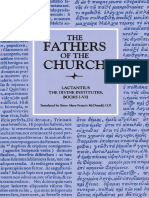 (Fathers of The Church Patristic Series 49) by Lactantius (Author), McDonald O.P., Sr. Mary Francis (Translator) - The Divine Institutes, Books I-VII-The Catholic University of Ameri