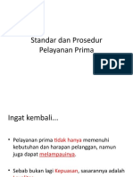 Standar Dan Prosedur Pelayanan Prima