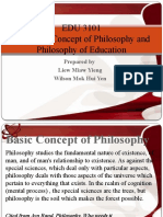 The Basic Concept of Philosophy and Philosophy of (2)