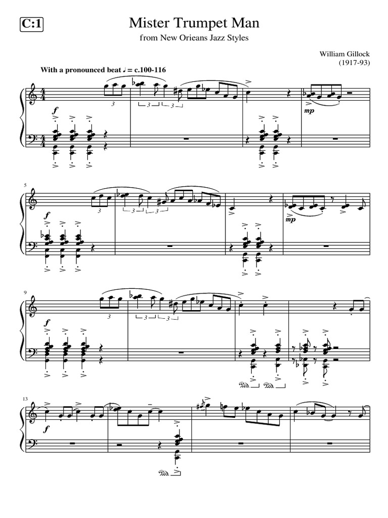 Mister Trumpet Man PDF Jazz American Popular Music