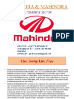 Mahindra & Mahindra: Automobile Sector