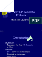 Our First NP-Complete Problem: The Cook-Levin Theorem