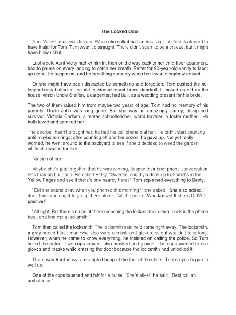 The Locked Door PDF
