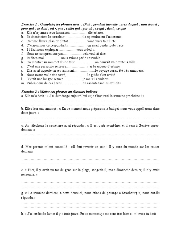 Exercice 1 | PDF