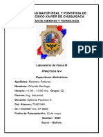 Practica N°4 Capacitores Dielectricos Orlando Santiago Medrano Pallares