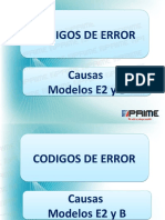 Codigos de Error E2 B Z