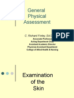 General Physical Assessment: C. Richard Finley, Ed.D, PA-C