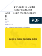 Beginner's Guide To Digital Marketing For Southeast Asia - Main Channels (Part I)