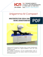 Unigamma M Compact: Multidetector Dexa Fan Beam Bone Densitometer