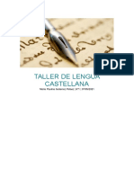 Taller lengua castellana: actividades clasificación noticias alimentos