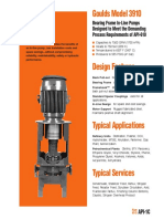 Goulds Model 3910: Bearing Frame In-Line Pumps Designed To Meet The Demanding Process Requirements of API-610