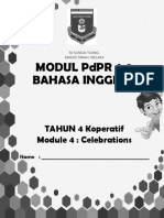 Modul PDPR 4.0 Bahasa Inggeris: TAHUN 4 Koperatif Module 4: Celebrations