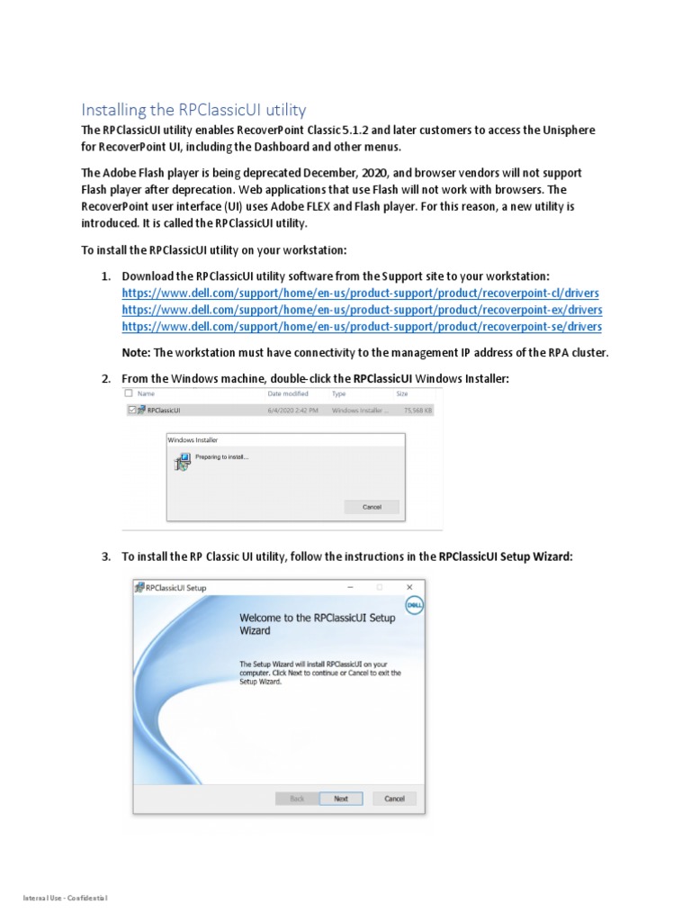 Installing RPClassicUI Utility Guide | PDF | Business | Computers