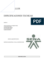 Especificaciones Tecnicas