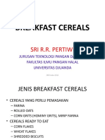 Breakfast Cereals: Sri R.R. Pertiwi